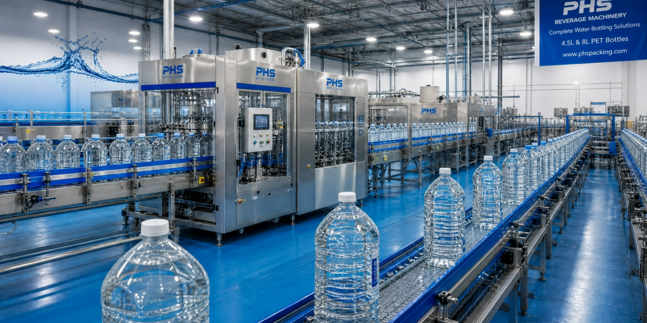 Complete 4000BPH 4.5L &&2000BPH 8L Combiblock Water Filling Line